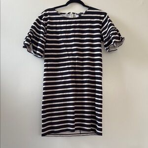 Black and White Striped Dress